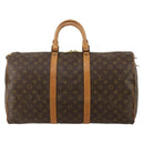 LOUIS VUITTON Monogram Keepall 50 Boston Bag M41426 LV Auth 193007A-13