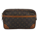 LOUIS VUITTON Monogram Compiegne 28 Clutch Bag M51845 LV Auth 193008-13