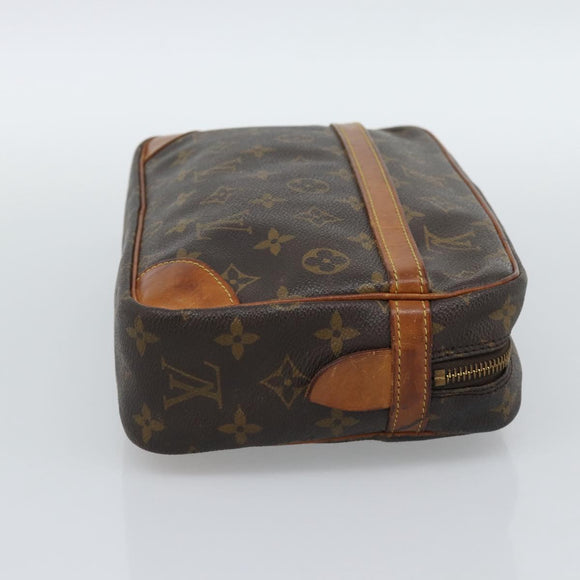 LOUIS VUITTON Monogram Compiegne 28 Clutch Bag M51845 LV Auth 193008