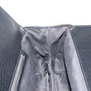 GUCCI Horsebit GG Canvas Hand Bag Black Silver 114913 Auth 193014V-17