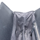 GUCCI Horsebit GG Canvas Hand Bag Black Silver 114913 Auth 193014V-18