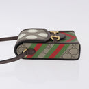 GUCCI GG Supreme Shoulder Bag PVC Beige Gold 625615 Auth 193018V-4