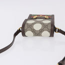 GUCCI GG Supreme Shoulder Bag PVC Beige Gold 625615 Auth 193018V-6