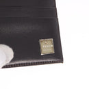 FENDI Zucca Canvas Mamma Baguette Wallet Black Brown Auth 193019V-14