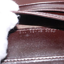 FENDI Zucca Canvas Mamma Baguette Wallet Black Brown Auth 193019V-20