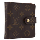 LOUIS VUITTON Monogram Compact Zip Wallet M61667 LV Auth 193020A-1