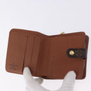 LOUIS VUITTON Monogram Compact Zip Wallet M61667 LV Auth 193020A-9