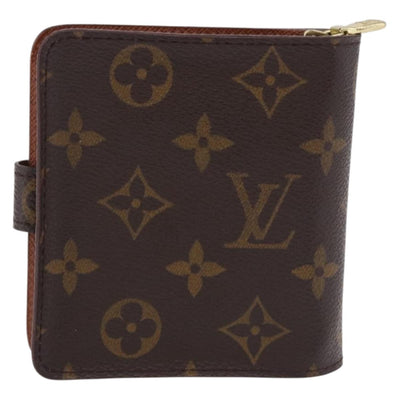 LOUIS VUITTON Monogram Compact Zip Wallet M61667 LV Auth 193020A - 0