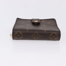 LOUIS VUITTON Monogram Compact Zip Wallet M61667 LV Auth 193020A-4
