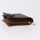 LOUIS VUITTON Monogram Compact Zip Wallet M61667 LV Auth 193020A-5
