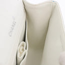 CHANEL Matelasse Chain Shoulder Bag Canvas Light Blue Silver CC Auth 193022SAM-24