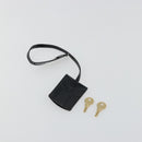 SAINT LAURENT Hand Bag Patent Leather Black Gold Auth 193027A-11