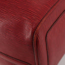LOUIS VUITTON Epi Keepall 50 Boston Bag Red M42967 LV Auth 193031A-12