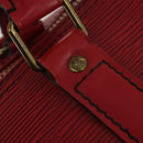 LOUIS VUITTON Epi Keepall 50 Boston Bag Red M42967 LV Auth 193031A-14