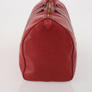 LOUIS VUITTON Epi Keepall 50 Boston Bag Red M42967 LV Auth 193031A-4
