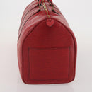 LOUIS VUITTON Epi Keepall 50 Boston Bag Red M42967 LV Auth 193031A-5