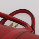 LOUIS VUITTON Epi Keepall 50 Boston Bag Red M42967 LV Auth 193031A-8