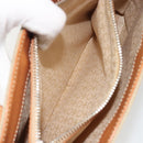 CELINE C Macadam Canvas Hand Bag Suede Gray Silver Auth 193033A-22