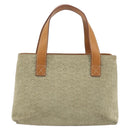 CELINE C Macadam Canvas Hand Bag Suede Gray Silver Auth 193033A-2