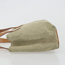CELINE C Macadam Canvas Hand Bag Suede Gray Silver Auth 193033A-4