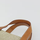 CELINE C Macadam Canvas Hand Bag Suede Gray Silver Auth 193033A-8