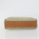 CELINE C Macadam Canvas Hand Bag Suede Gray Silver Auth 193033A-5