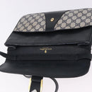 GUCCI GG Supreme Clutch Bag PVC Navy Gold 904 02 025 Auth 193045-10