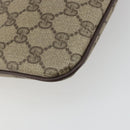 GUCCI GG Supreme Web Sherry Line Bag PVC Beige Gold 904 02 047 Auth 193046-14