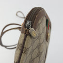 GUCCI GG Supreme Web Sherry Line Bag PVC Beige Gold 904 02 047 Auth 193046-10