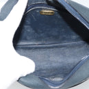GUCCI GG Plus Supreme Shoulder Bag PVC Navy Gold Auth 193048-12