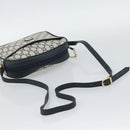 GUCCI GG Plus Supreme Shoulder Bag PVC Navy Gold Auth 193048-7