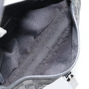 GUCCI GG Canvas Jackie Shoulder Bag Black Silver 204990 Auth 193049V-15