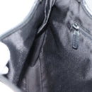 GUCCI GG Canvas Jackie Shoulder Bag Black Silver 204990 Auth 193049V-17