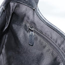GUCCI GG Canvas Jackie Shoulder Bag Black Silver 204990 Auth 193049V-18