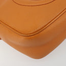 GUCCI Shoulder Bag Leather Orange Gold 308364 Auth 193050V-15