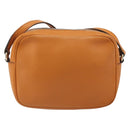 GUCCI Shoulder Bag Leather Orange Gold 308364 Auth 193050V-2