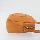 GUCCI Shoulder Bag Leather Orange Gold 308364 Auth 193050V-3