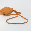 GUCCI Shoulder Bag Leather Orange Gold 308364 Auth 193050V-7