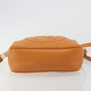 GUCCI Shoulder Bag Leather Orange Gold 308364 Auth 193050V-5
