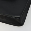 GUCCI Shoulder Bag Leather Black Gold 001 406 1803 Auth 193054-9