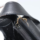 GUCCI Shoulder Bag Leather Black Gold 001 406 1803 Auth 193054-21