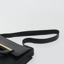 GUCCI Shoulder Bag Leather Black Gold 001 406 1803 Auth 193054-8