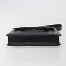 GUCCI Shoulder Bag Leather Black Gold 001 406 1803 Auth 193054-5