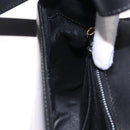 CELINE Shoulder Bag Leather Black Gold Auth 193055-23