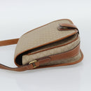 CELINE Macadam Canvas Shoulder Bag PVC Beige Gold Auth 193056-3