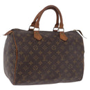 LOUIS VUITTON Monogram Speedy 30 Hand Bag M41526 LV Auth 193059-1