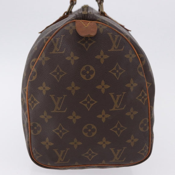 LOUIS VUITTON Monogram Speedy 30 Hand Bag M41526 LV Auth 193059