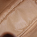CELINE Macadam Canvas Shoulder Bag PVC Leather Brown Gold Auth 193065-17