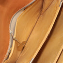 CELINE Macadam Canvas Horse Carriage Bag PVC Leather Brown Gold Auth 193067-21