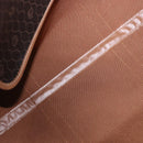 Christian Dior Honeycomb Canvas Boston Bag PVC Black Gold Auth 193070-12